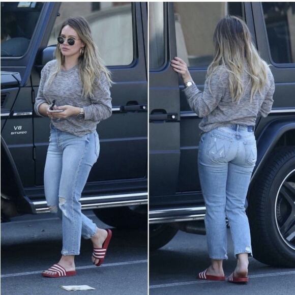 Mother Superior The Tomcat Distressed Straight Leg Jeans In The Confession 24 - Picture 7 of 14